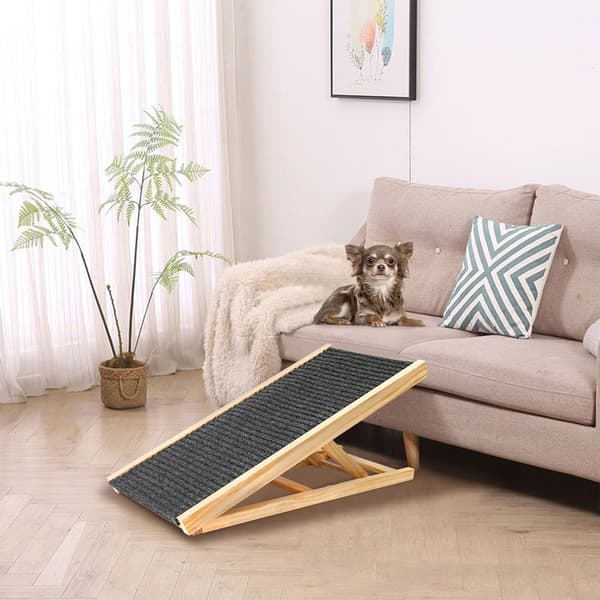 Justerbar rampe til hunde - 100×43 cm