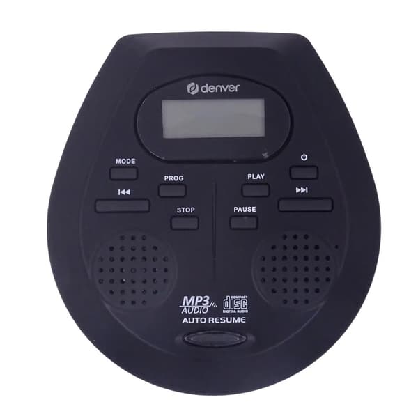 Denver DMP-395B Bærbar CD-afspiller med MP3-afspilning / MP3-CD