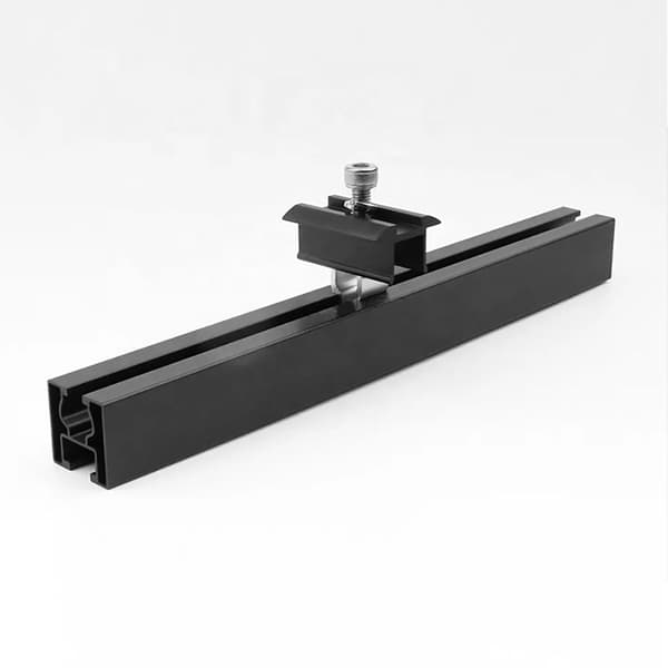 Midterklemme i aluminium til solcellemodul - 10-pak