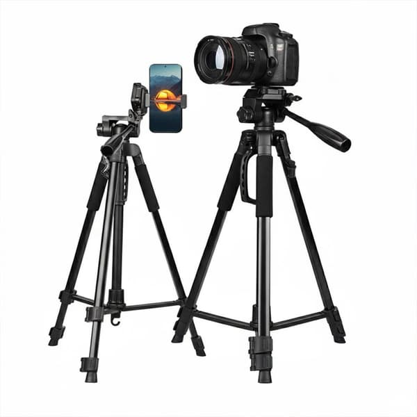 Kamerastativ och mobilstativ 140 cm / hopfällbart tripod / stat