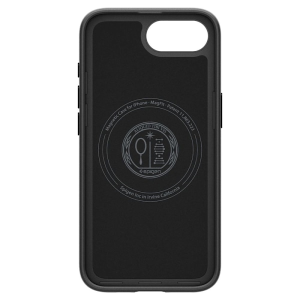 Spigen Thin Fit Mag til iPhone 16e-etui - Svart