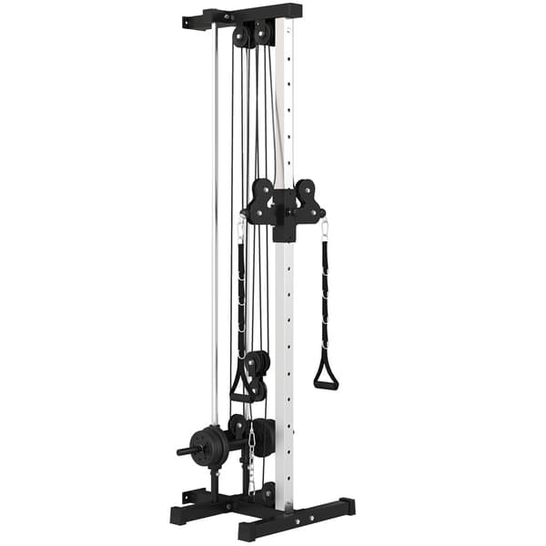Sportnow Justerbart multigym 25-165cm / Kabelmaskin med dubbla