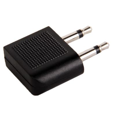3,5 mm adapter til hovedtelefonstik i fly