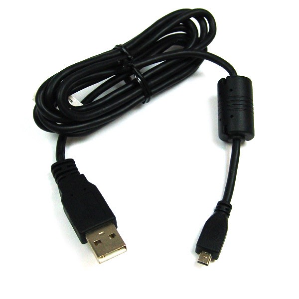 UC-E6 USB-kabel – 1,5 meter datakabel till Nikon, Panasonic, Ca