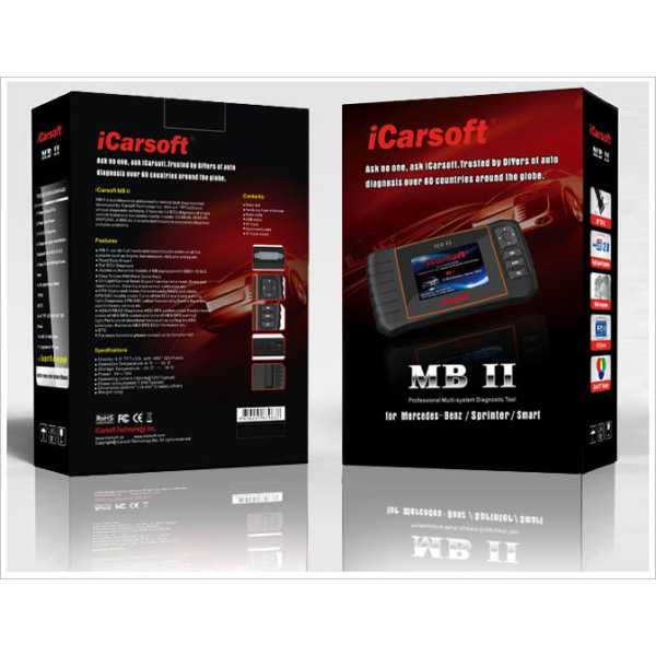 iCarsoft MB II Virhekoodinlukija Mercedes-Benz OBD2