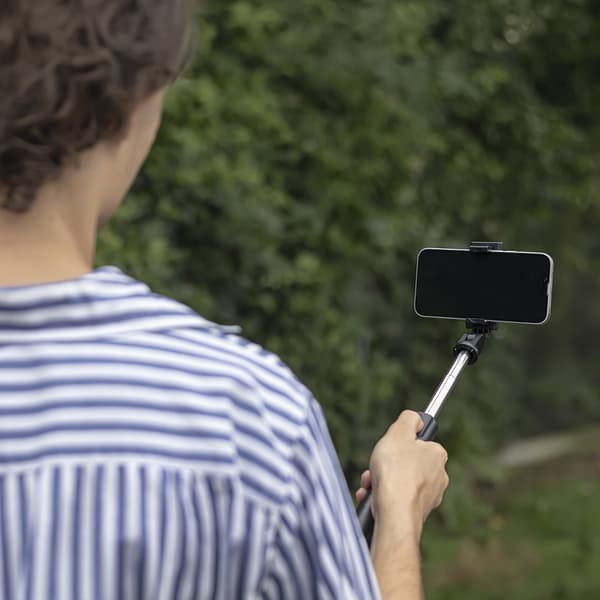 Maxlife Selfie-stick med tripod - Svart