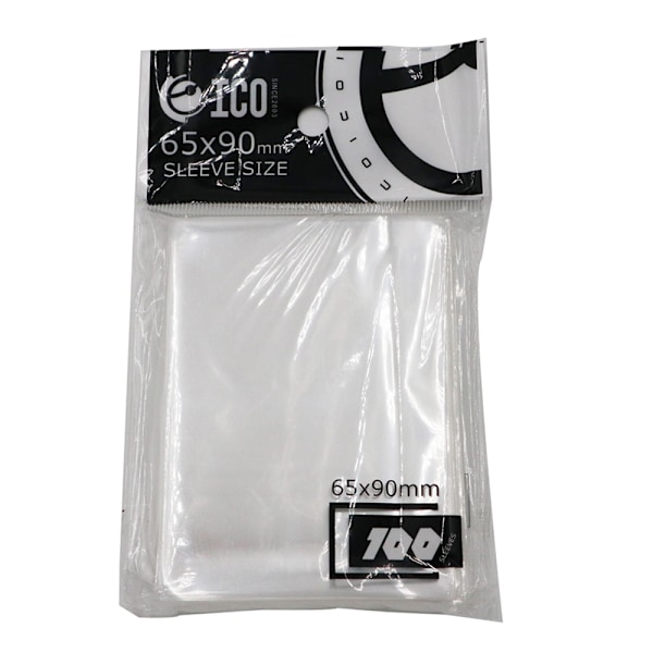 Transparenta Plastfickor för Spelkort 100-pack