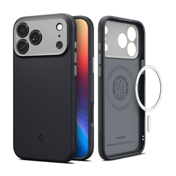 Spigen Nano Pop Mag Fit Backshell til iPhone 17 Pro - Svart