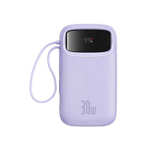 Baseus QPow 2 Powerbank 30W 20000mAh 2xUSB-C:llä - violetti - L