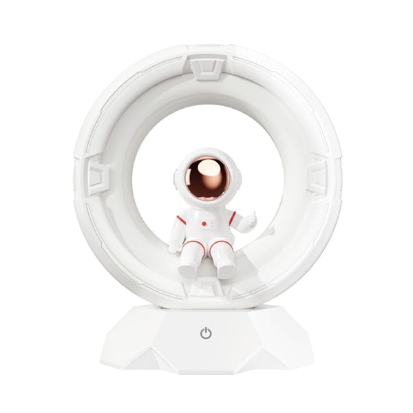 XO LED-lys med astronautdesign og justerbar lysfarve - Hvid
