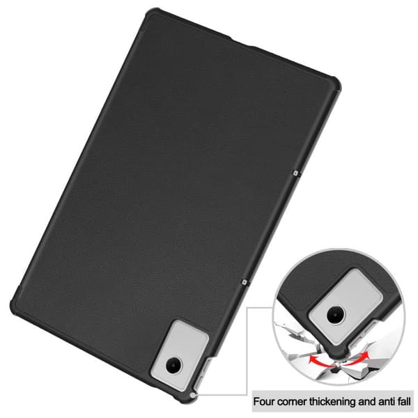 Kolmiosainen kotelo Lenovo Idea Tab Plus 12,1" – musta