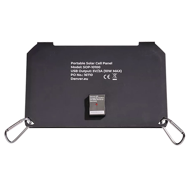 Denver Hopfällbar Solpanel 10W SOP-10100MK2
