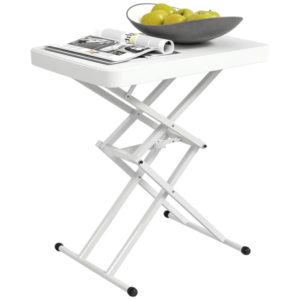 Justerbart og sammenklappeligt havebord / Sammenklappeligt uden