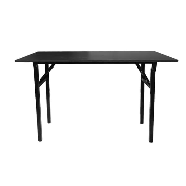 Hopfällbart bord 120×60×75 cm / fällbart skrivbord med stålram