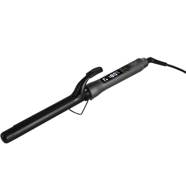 Adler kiharrin LCD-näytöllä Harmaa