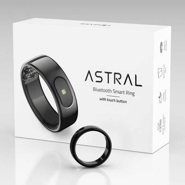 Forever Smartring Astral SR-100 Svart - Storlek 11