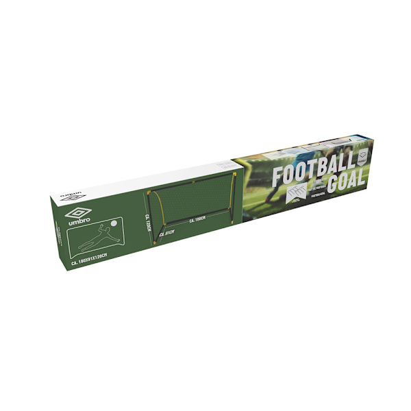 Foldbart fodboldmål 180x91x120 cm