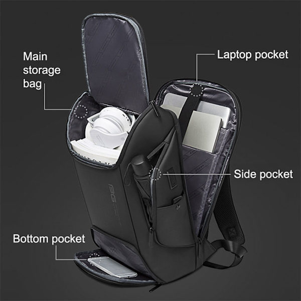 Vandtæt Laptoptaske Sort