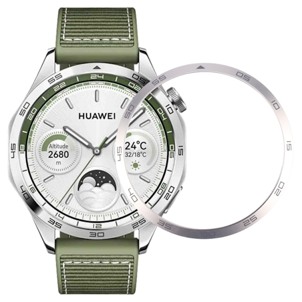 Boettring med Minutmarkör till Huawei Watch GT 4 46mm - Frostad