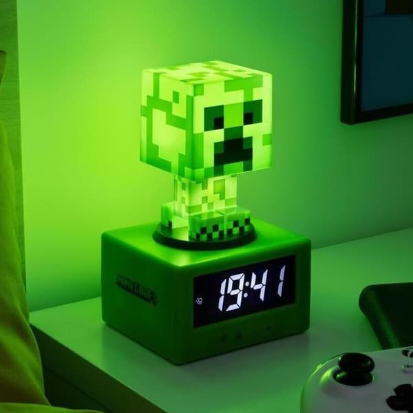 Paladone Creeper -herätyskello / Minecraft-herätyskello / Creep