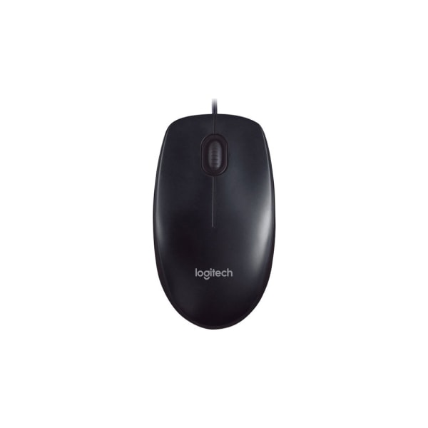 Logitech M90 optisk mus - sort