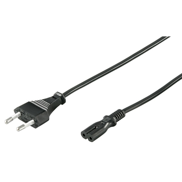 Virtakaapeli 1.5m - CEE 7/16 - IEC 60320-C7