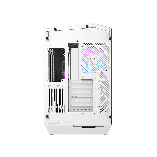 Darkflash DY470 Datorchassi med 4 ARGB fläktar - Vit