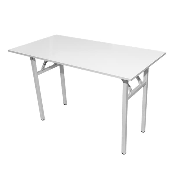 Hopfällbart bord 120×60×75 cm / fällbart skrivbord med stålram