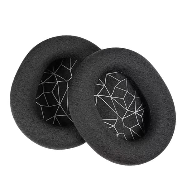 Mesh-ørepuder til SteelSeries Arctis 1/3/5/7/9/Pro - Svart/vit