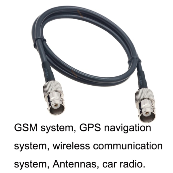 BNC-Kabel RG58 Hona till Hona 10m