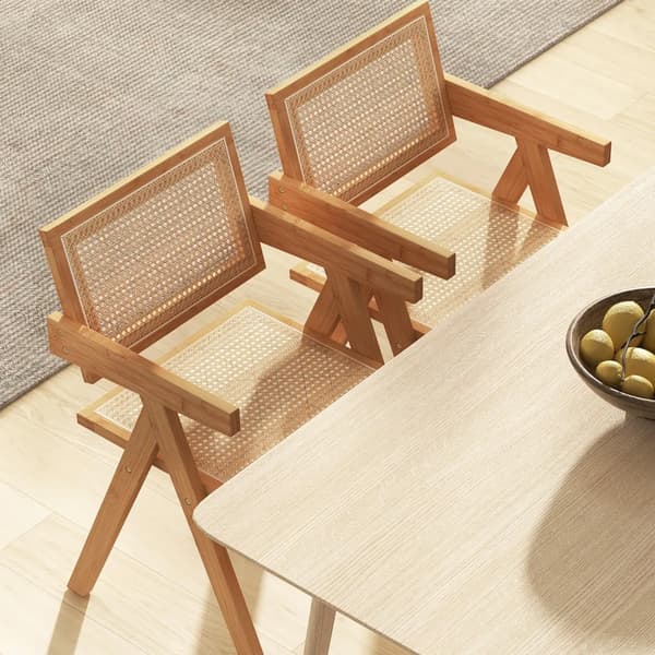 Bambu ruokapöydän tuolit – 4 kpl setti