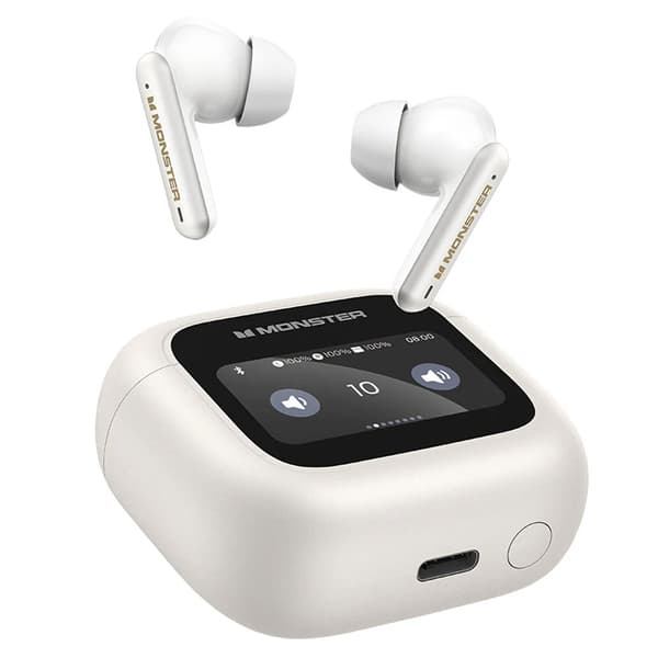 Monster TH300 True Wireless-headset med ANC – Hvid / TWS-hovedt