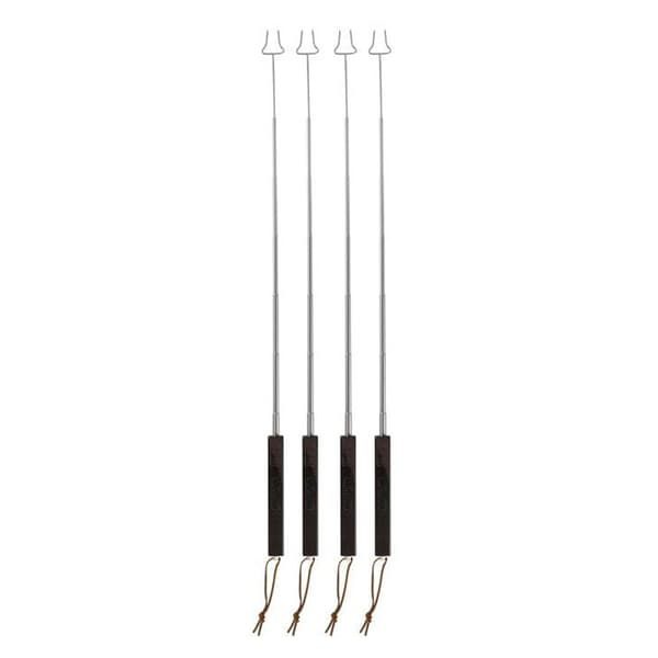 Korvpinne med teleskopskaft, 77 cm utdragen – 4-pack