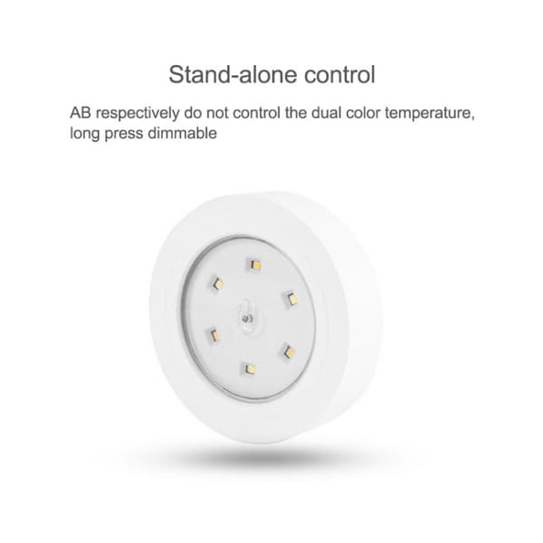 Dæmpbar batteridrevet LED-spotlight