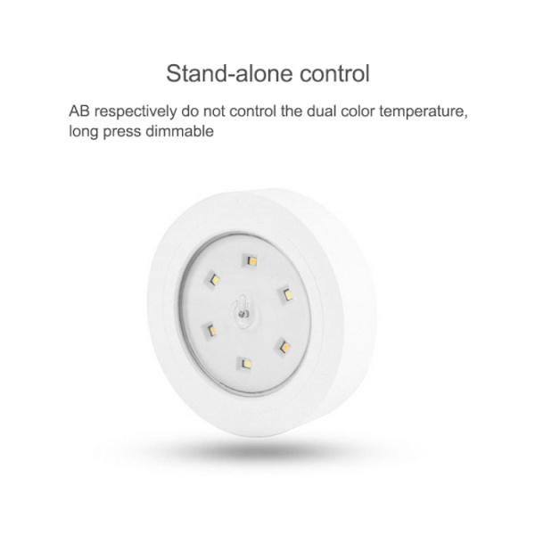 Dimbar batteridriven LED-spotlight