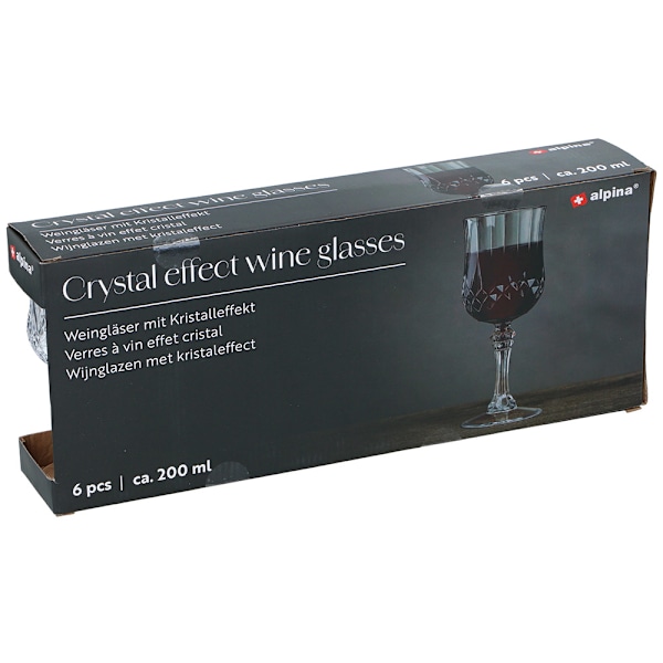 Vinglas i plast 200 ml – 6-pack