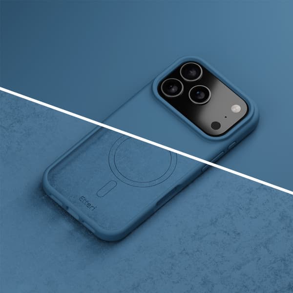 Etteri MagSafe-silikoneetui til iPhone 17/18 Pro Max – Mørkeblå