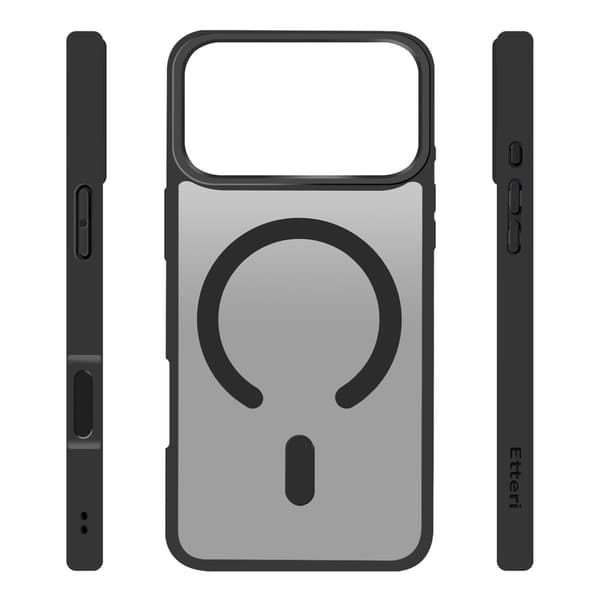 Etteri Matt-etui til iPhone 17 Pro Max / 18 Pro Max – Svart / M