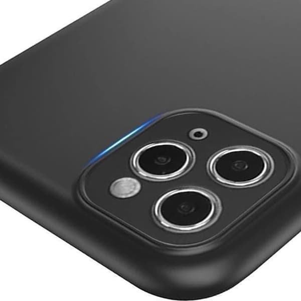 Sort bagcover til Samsung Galaxy M55