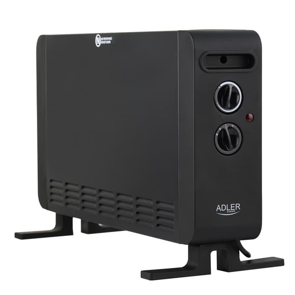 Konvektorelement 2000 W / värmeelement med 3 effektlägen och te