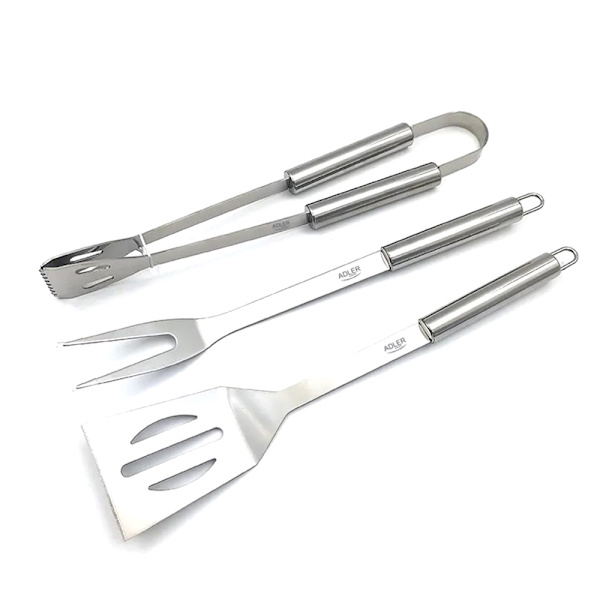 Ruostumattomasta teräksestä valmistettu grillaustyökalu - 3 kpl