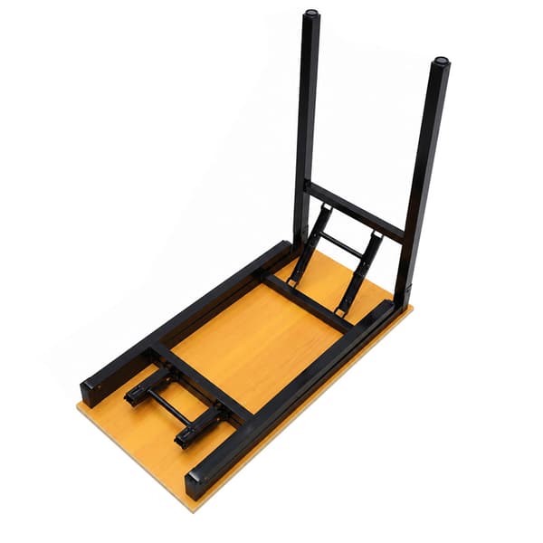 Hopfällbart bord 80×40×75 cm / fällbart skrivbord med stålram /