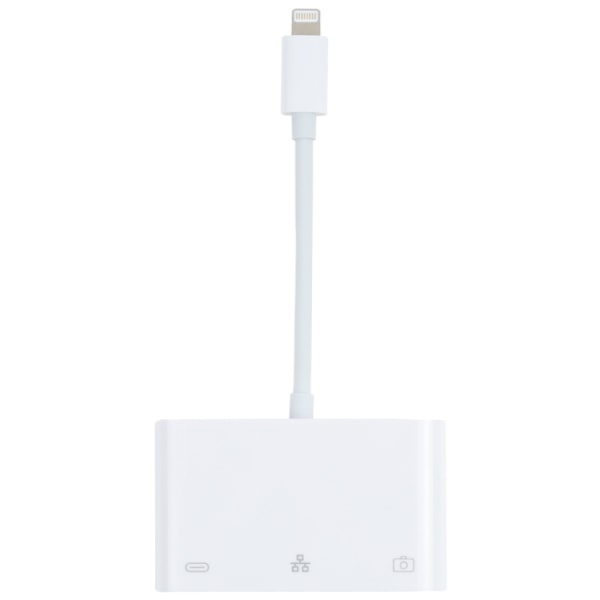 iPhone adapter till USB + 1000M Ethernet + lightning