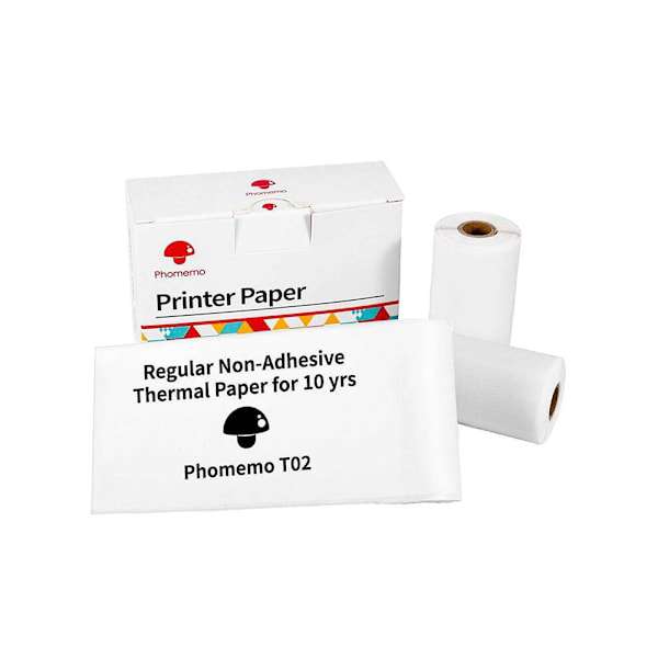Termopapper 53 mm x 6,5 m – 3-pack för Phomemo-skrivare