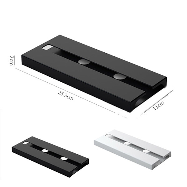 Glashängare i plast 2-pack - Svart