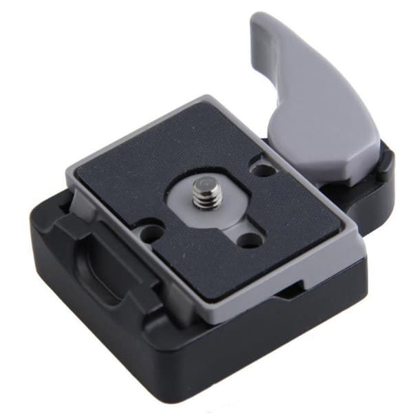 Hurtigudløsende stativklemmeadapter til Manfrotto