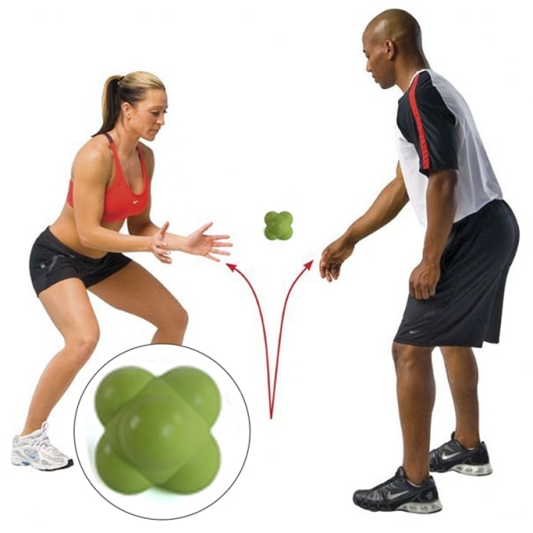 Reaktionsboll - Hexagon, rolig och bra träning för reaktionsför