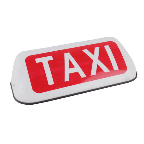 Magnetisk TAXI skylt med belysning