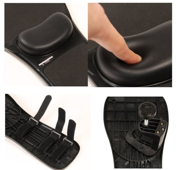 Armstøtte med museplade – ergonomisk til skrivebord/stol