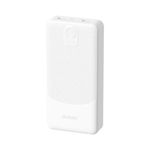 Dudao Tehopankki 2.4A 20000mAh 2xUSB - Valkoinen